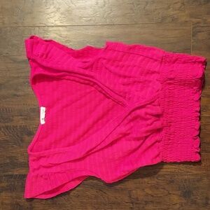 Pink crop top